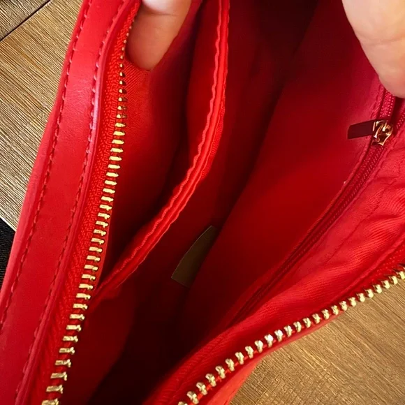 Anthropologie Red Shoulder Bag - Picture 2 of 5
